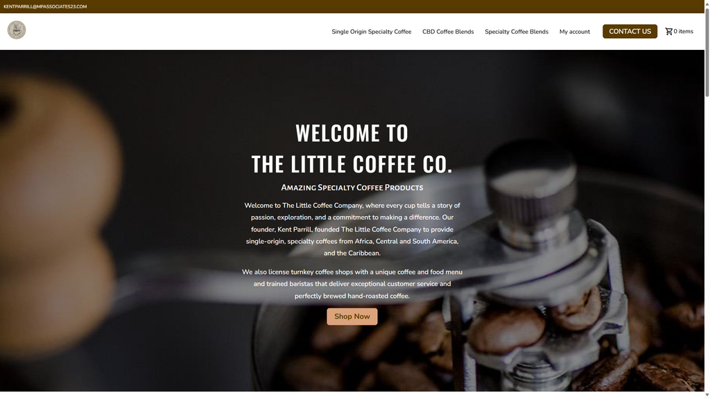 The Little Coffee Company — E-Commerce