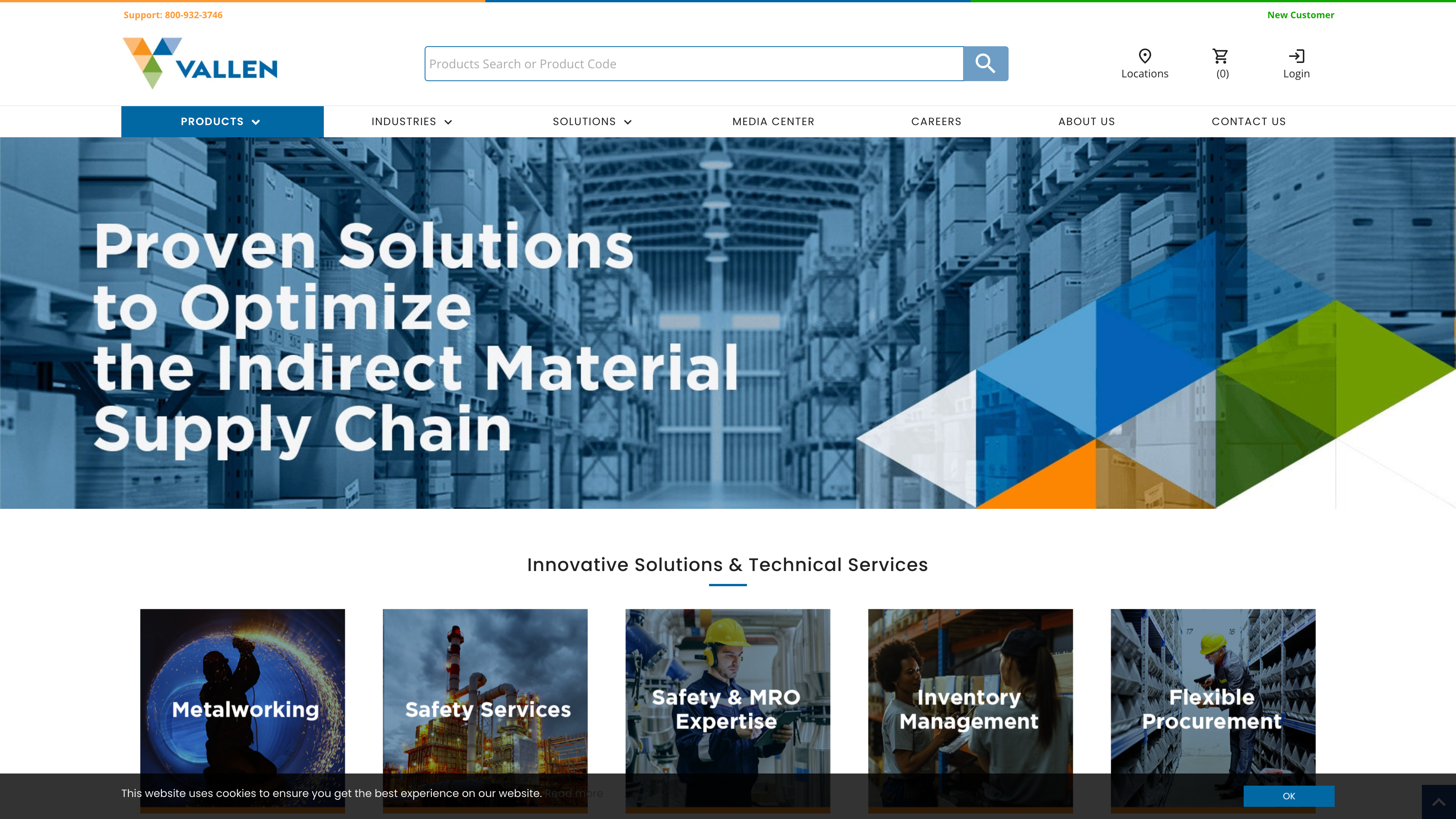 Vallen Distribution — E-Commerce